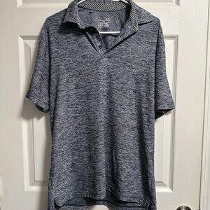 Under Armour Heat Gear Loose Blue Performance Polo M
